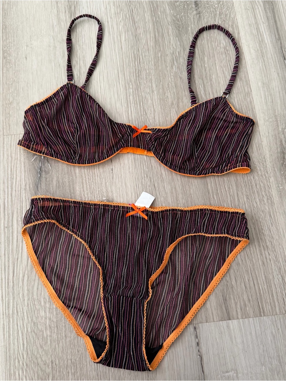 Y2K siren lingerie set